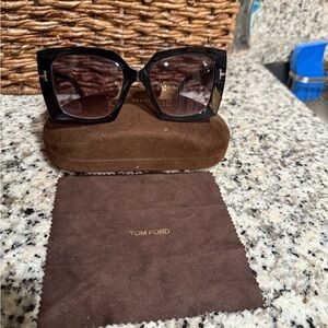 Tom Ford Dark Square Sunglasses